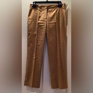 BCBG Maxazria tan ankle length pants size 2